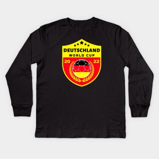 Deutschland Fussball Kids Long Sleeve T-Shirt